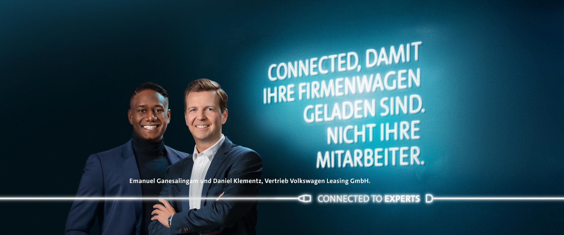 Emanuel Ganesalingam und Daniel Klementz, Vertrieb Volkswagen Leasing GmbH.