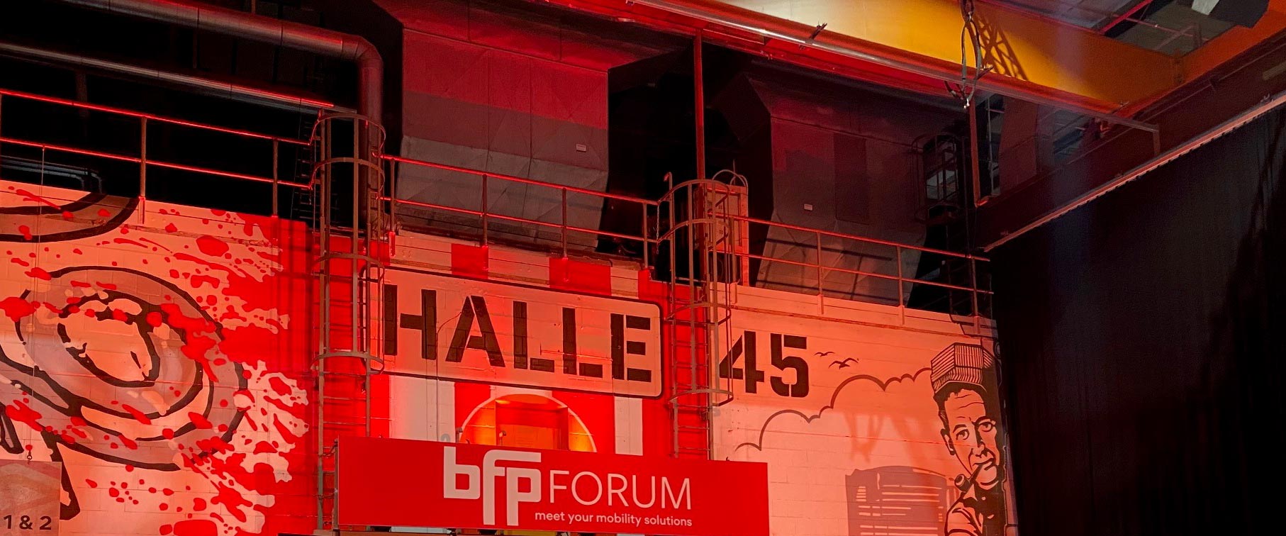 Innenansicht der Halle in der das bfp Forum 2024 stattgefunden hat